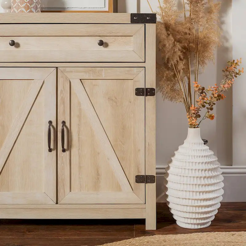 Meuble d'appoint Middlebrook de 76 cm (30 pouces) avec porte de grange rustique