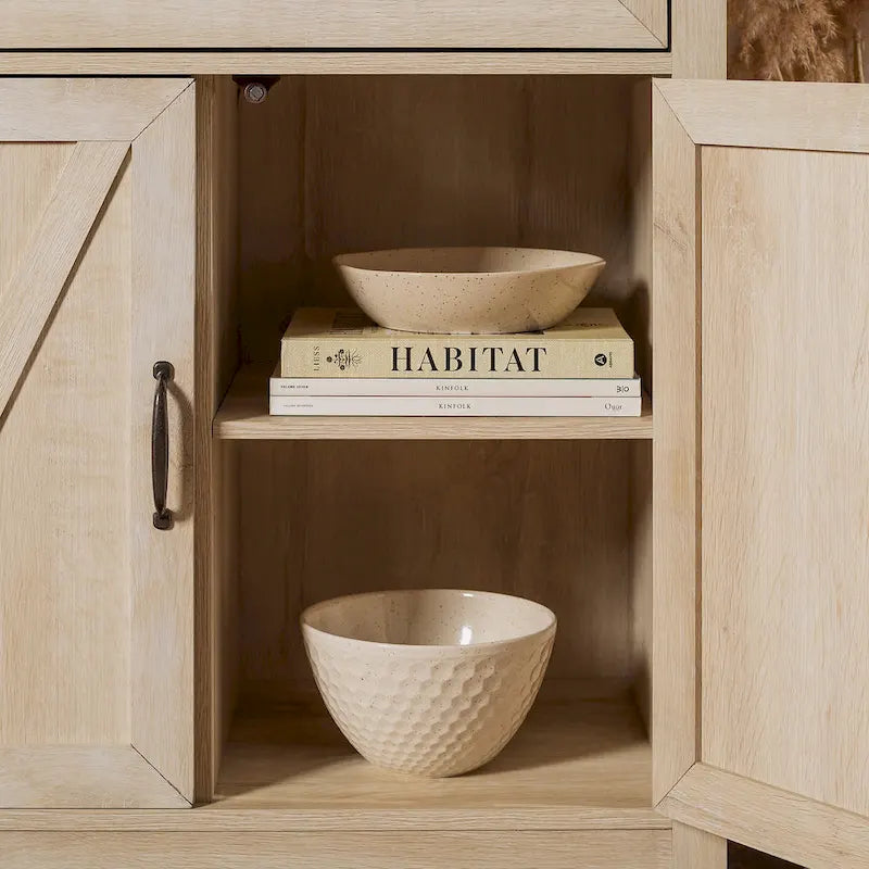 Meuble d'appoint Middlebrook de 76 cm (30 pouces) avec porte de grange rustique