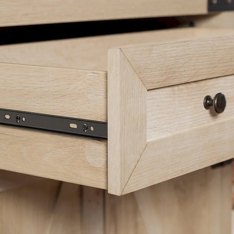 Meuble d'appoint Middlebrook de 76 cm (30 pouces) avec porte de grange rustique