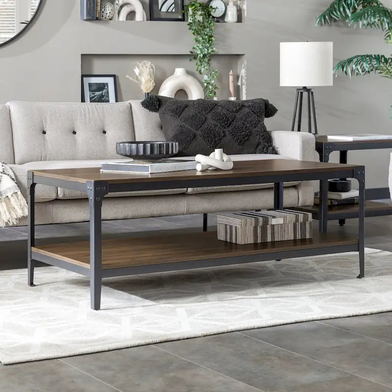 Table basse Middlebrook Witten en cornières de 46 pouces