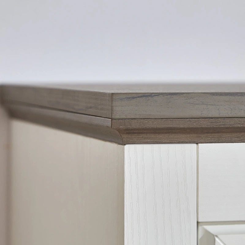 Commode rustique en bois pour chambre à coucher