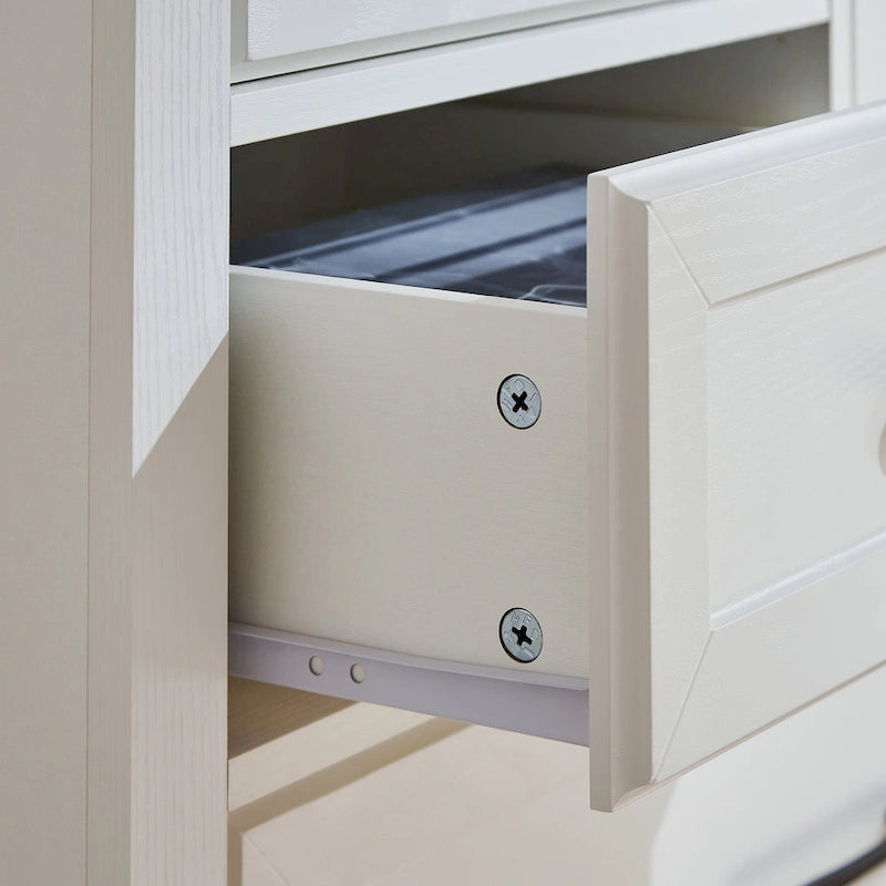 Commode rustique en bois pour chambre à coucher