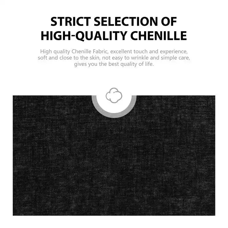 Fauteuil d'appoint pivotant en chenille, revêtement souple et moderne (lot de 2)