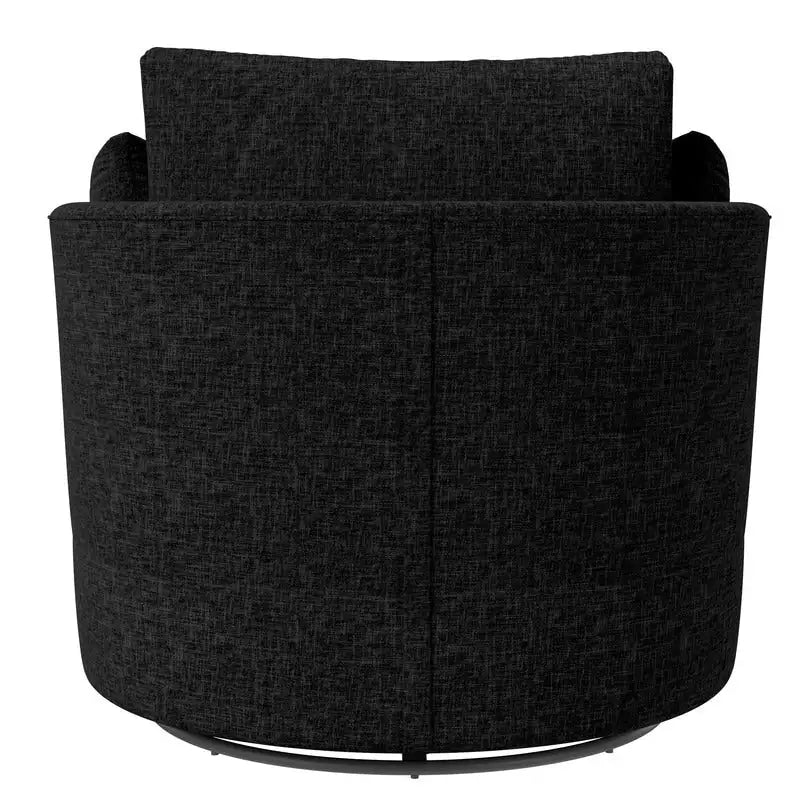 Fauteuil d'appoint pivotant en chenille, revêtement souple et moderne (lot de 2)