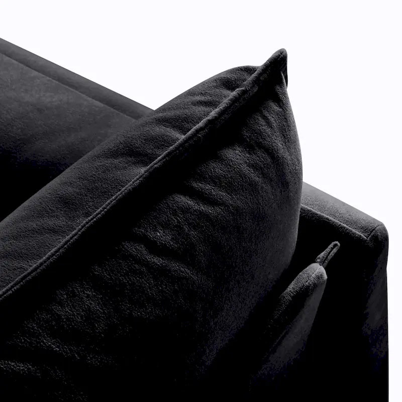 Ensemble canapé deux places 2 pièces 75.59 Chenille Cloud avec assise profonde et 4 coussins