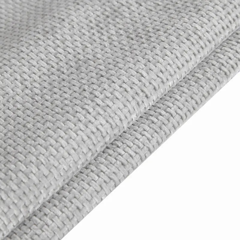 Canapé d'angle en chenille 119 avec méridienne et 2 coussins