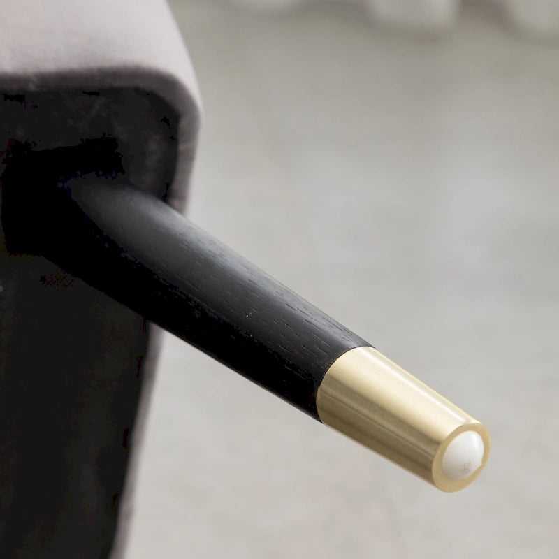 Fauteuil d'appoint gris en polyester 26 pouces