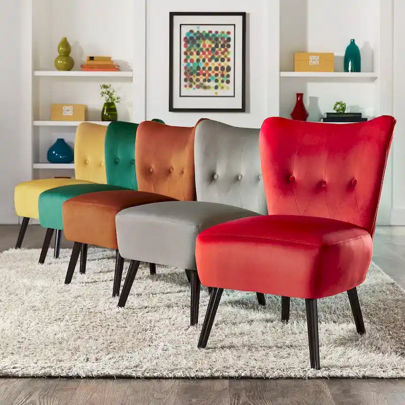 Imani 22.5 Wide Tufted Accent Chair by iNSPIRE Q Bold