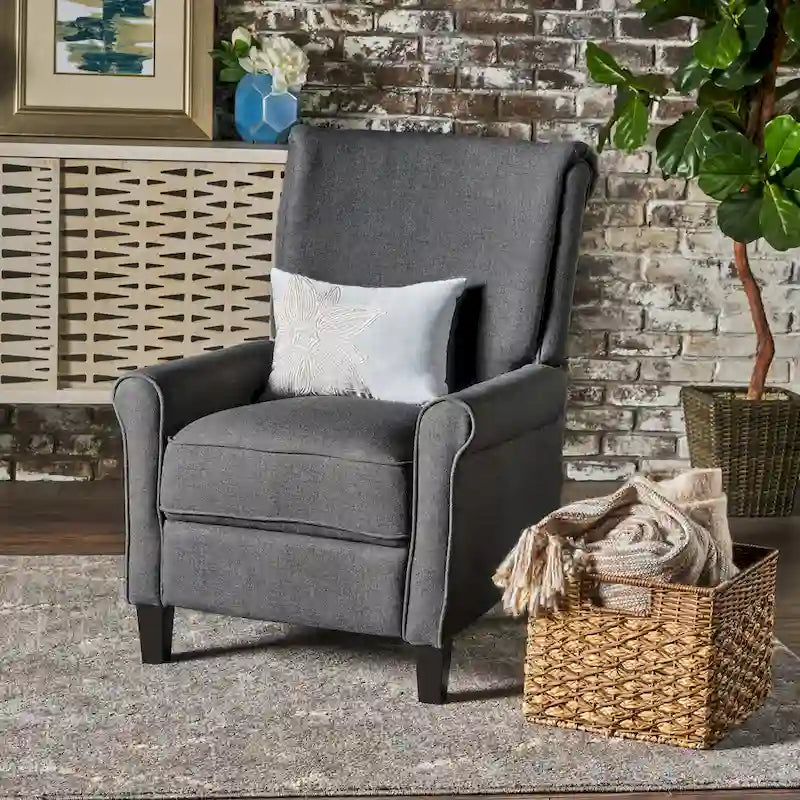 Fauteuil inclinable traditionnel en tissu Charell de Christopher Knight Home