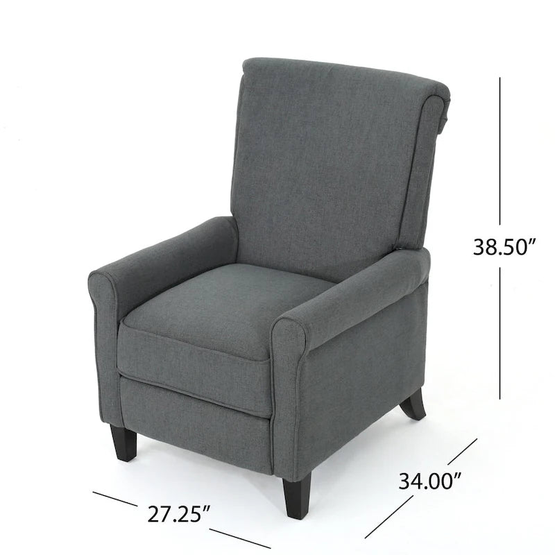Fauteuil inclinable traditionnel en tissu Charell de Christopher Knight Home