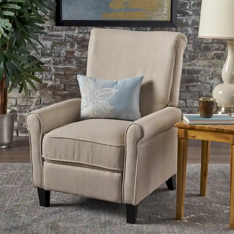 Fauteuil inclinable traditionnel en tissu Charell de Christopher Knight Home