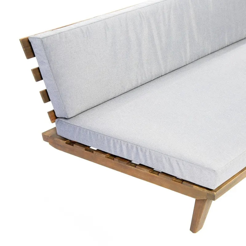 Ensemble de canapés d'angle minimalistes en bois en forme de V, 4 pièces, par Christopher Knight Home