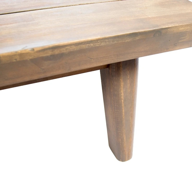 Ensemble de canapés d'angle minimalistes en bois en forme de V, 4 pièces, par Christopher Knight Home