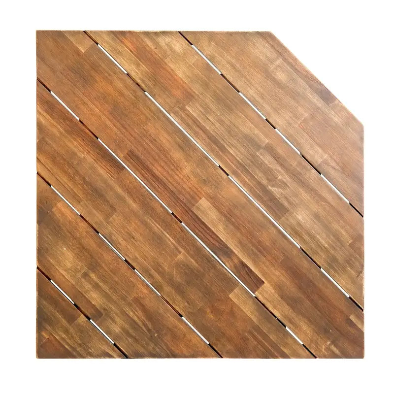 Ensemble de canapés d'angle minimalistes en bois en forme de V, 4 pièces, par Christopher Knight Home