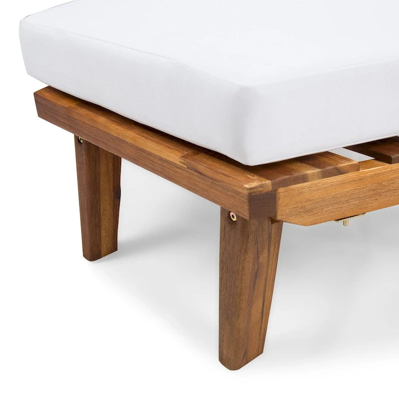 Ensemble de canapés d'angle minimalistes en bois en forme de V, 4 pièces, par Christopher Knight Home