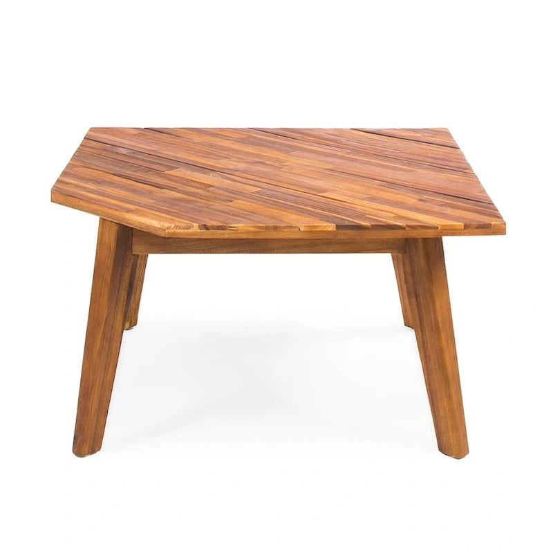 Ensemble de canapés d'angle minimalistes en bois en forme de V, 4 pièces, par Christopher Knight Home