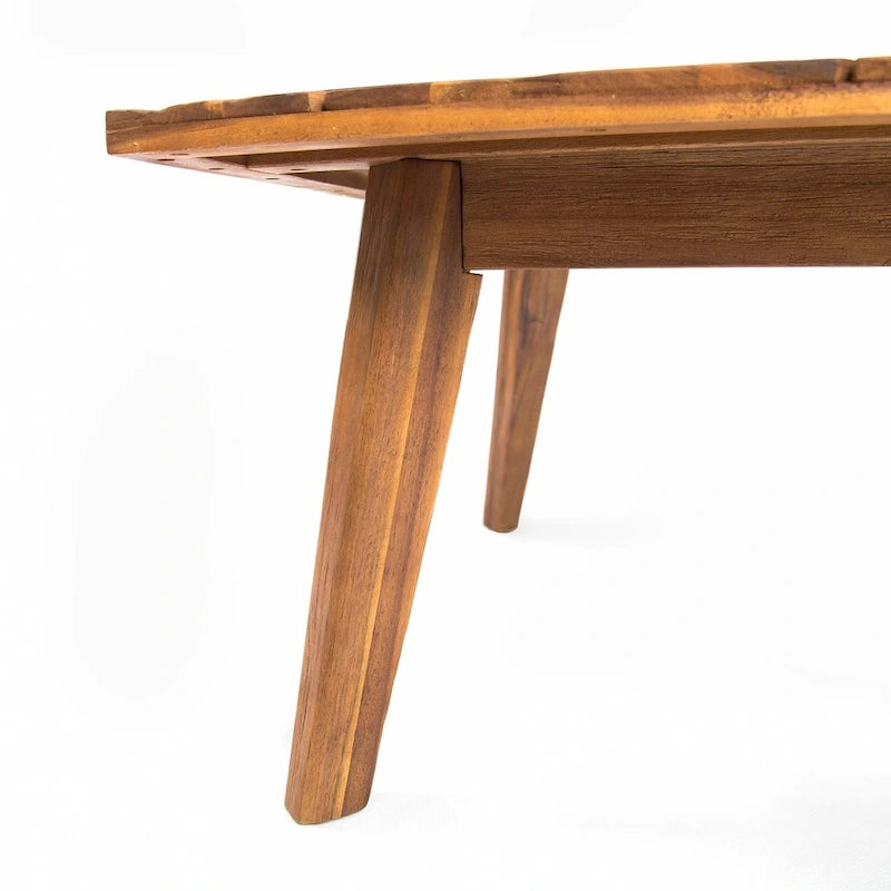 Ensemble de canapés d'angle minimalistes en bois en forme de V, 4 pièces, par Christopher Knight Home