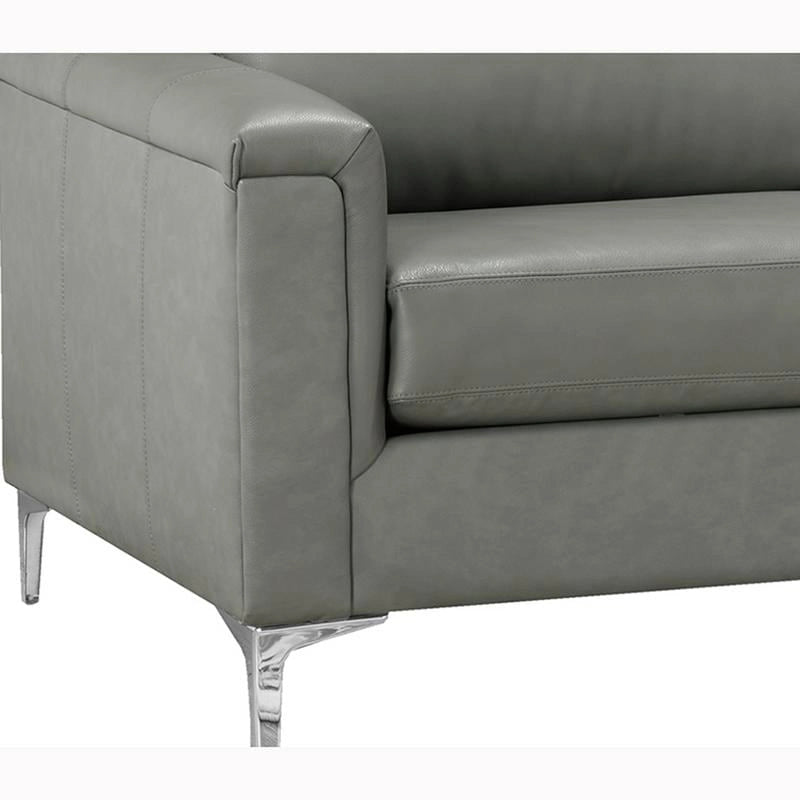 Canapé d'angle Malibu en cuir pleine fleur - 122,5 x 85 x 36,5 x 35