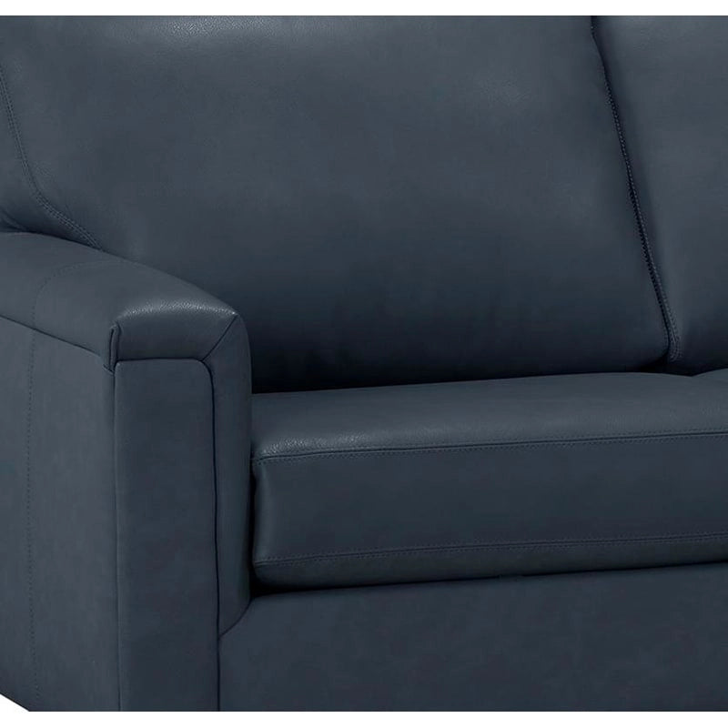 Canapé d'angle Malibu en cuir pleine fleur - 122,5 x 85 x 36,5 x 35