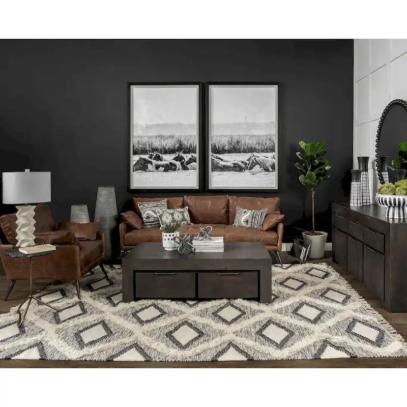 Canapé Cochrane II en cuir véritable marron - 82,0 cm (L) x 33,0 cm (l) x 32,3 cm (H)