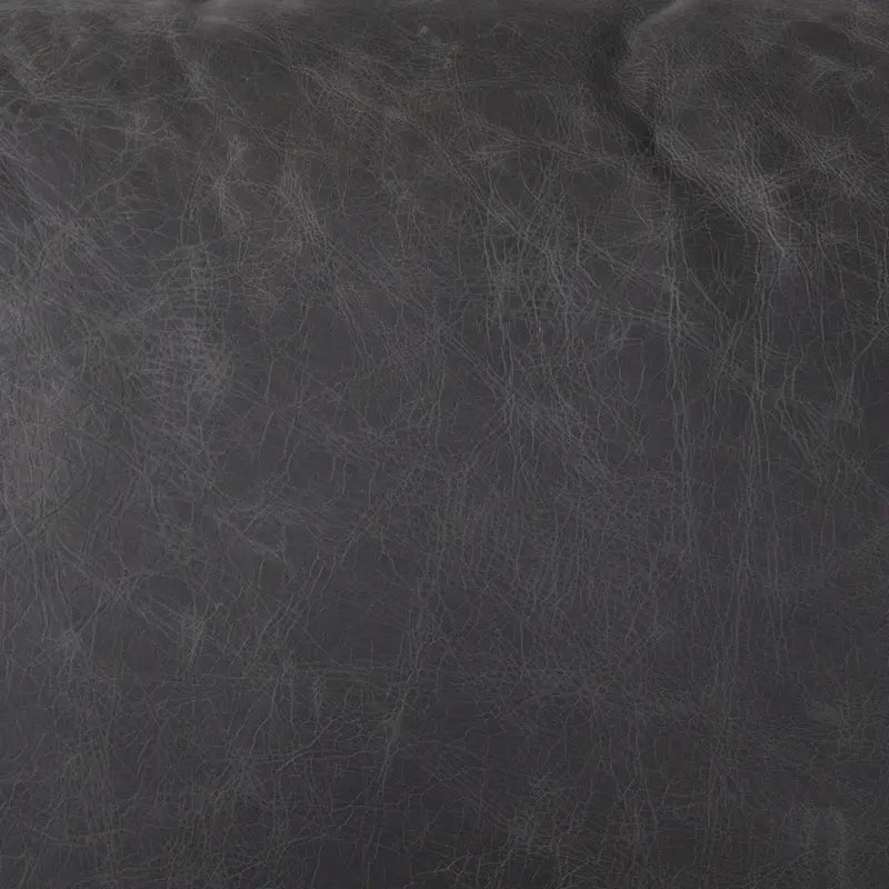 Canapé Cochrane II en cuir véritable marron - 82,0 cm (L) x 33,0 cm (l) x 32,3 cm (H)