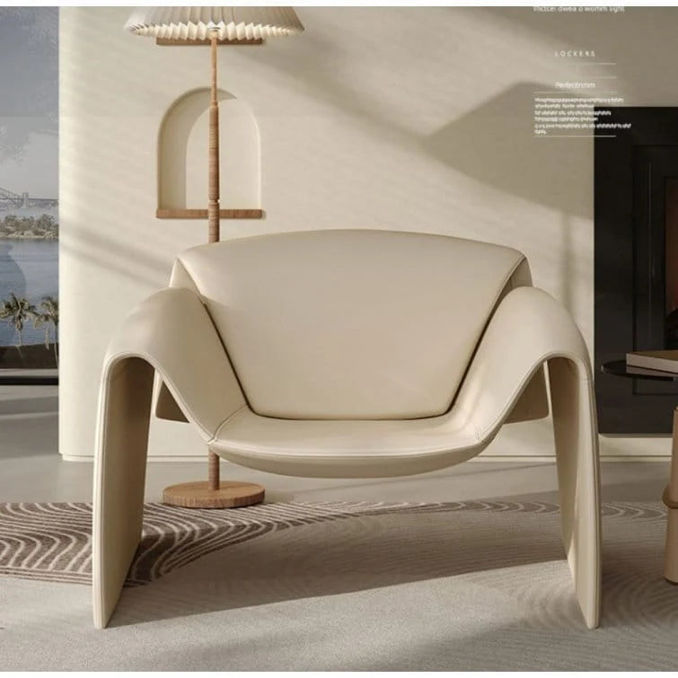 Fauteuil en cuir végétalien Larchmere