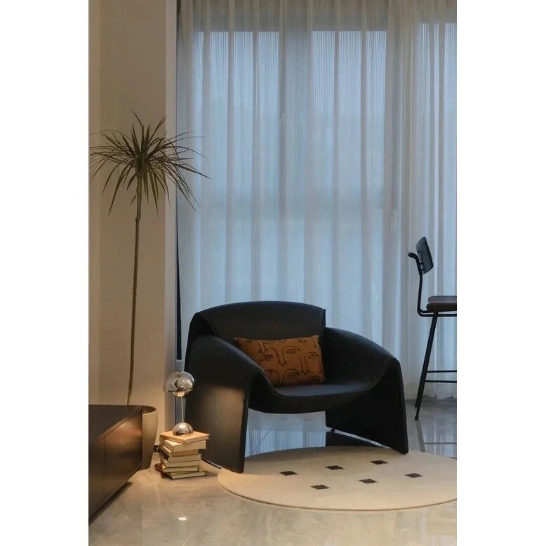 Fauteuil en cuir végétalien Larchmere