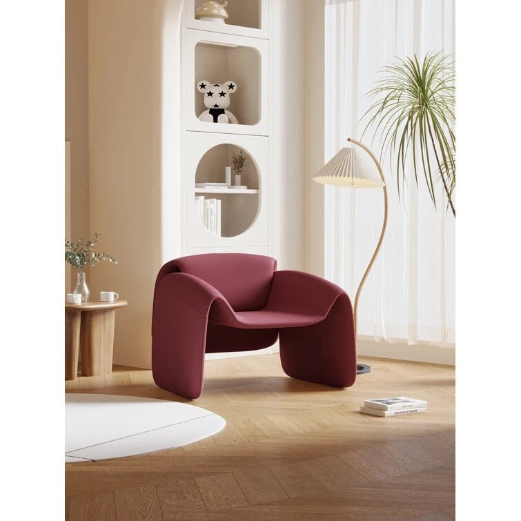 Fauteuil en cuir végétalien Larchmere