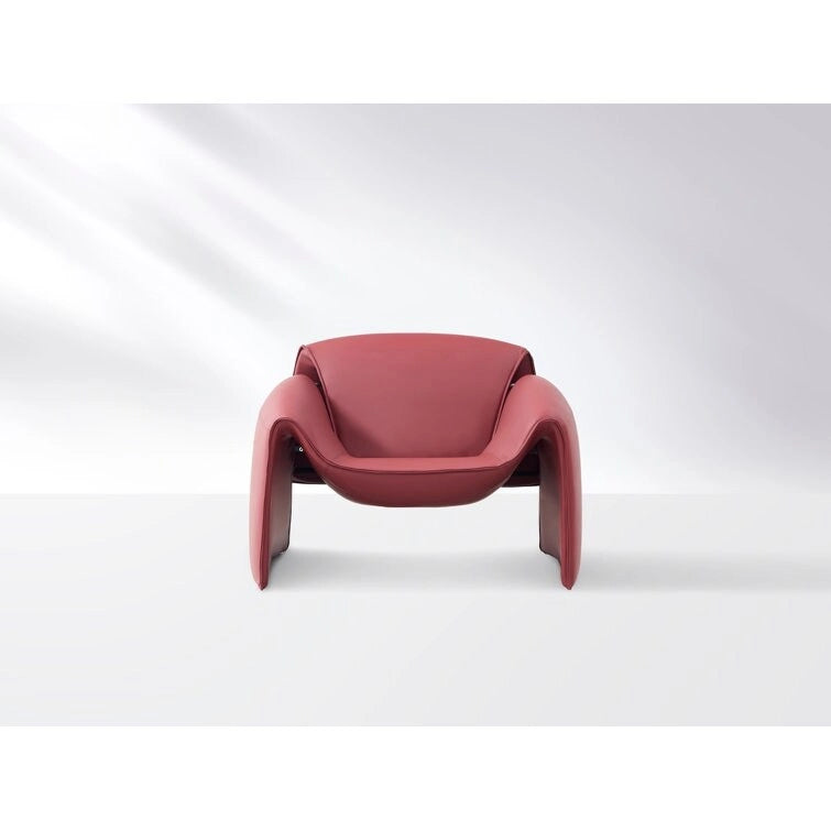 Fauteuil en cuir végétalien Larchmere