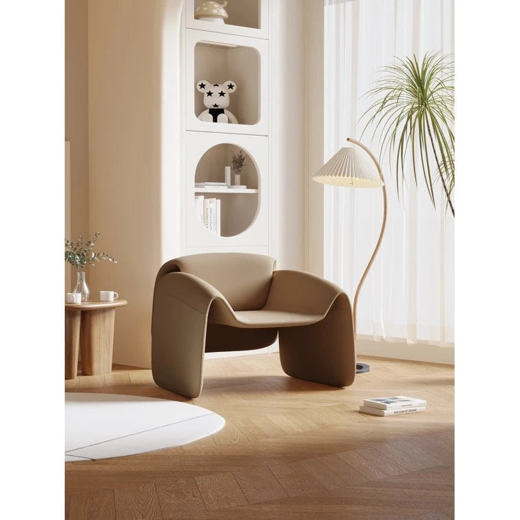 Fauteuil en cuir végétalien Larchmere