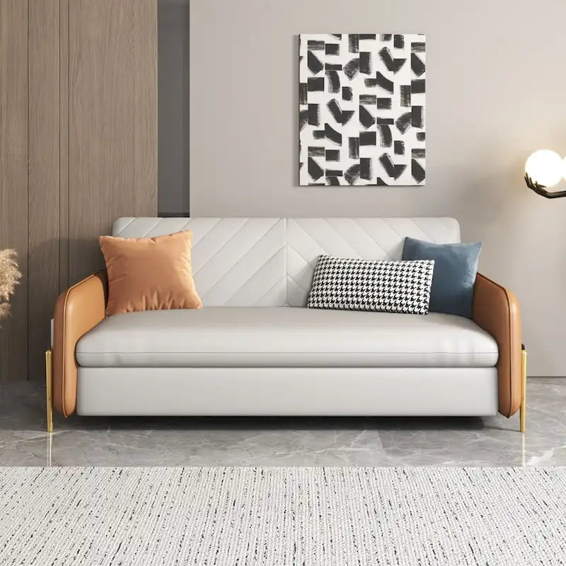 Canapé-lit gigogne moderne JASIWAY de 170 cm de largeur (taille Queen).