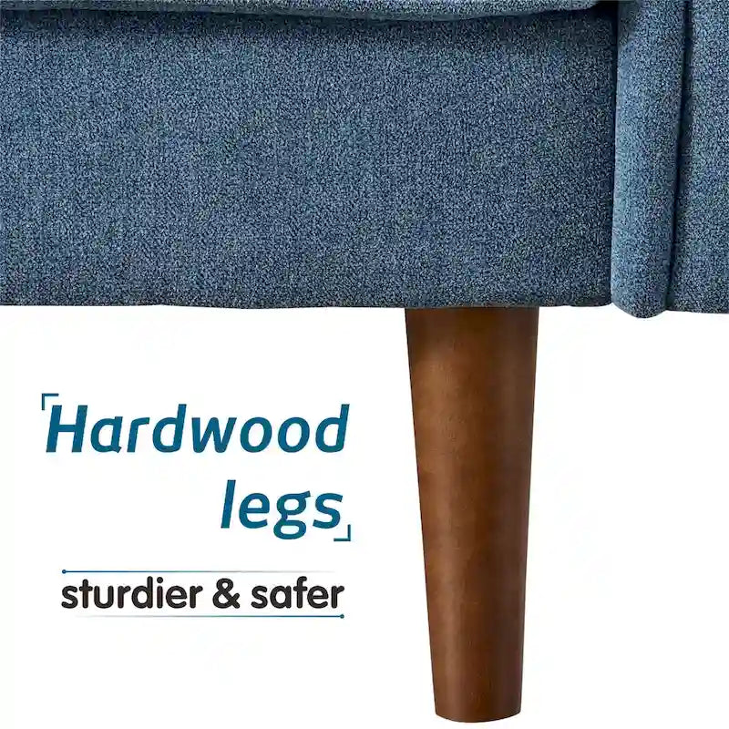 Canapé OVIOS rembourré style milieu du siècle