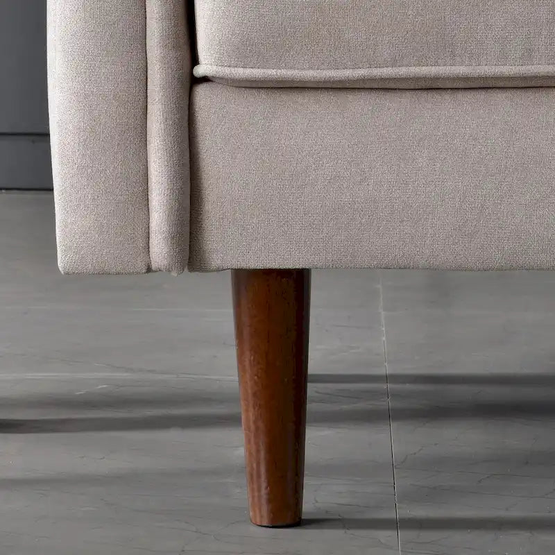 Canapé OVIOS rembourré style milieu du siècle