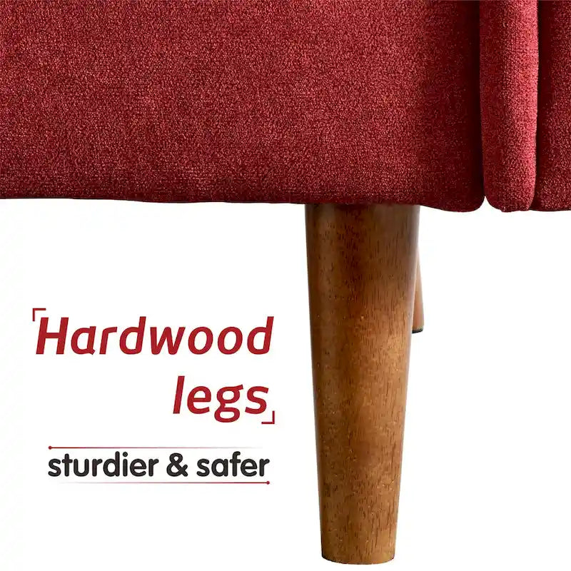 Canapé OVIOS rembourré style milieu du siècle