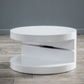 Petite table basse ronde pivotante de style moderne par Christopher Knight Home