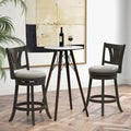1/2/4 PCS 26.5 Swivel Bar Stool Counter Height w/ Rubber Wood Legs