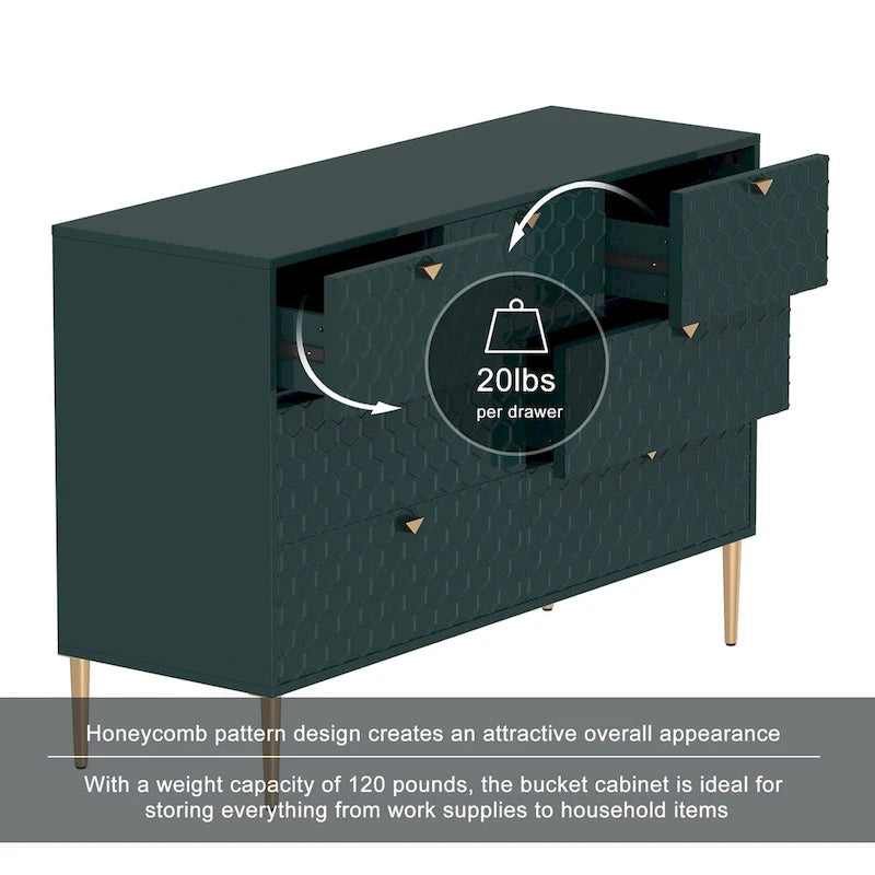 Commode à 7 tiroirs Morden Wood Furniture