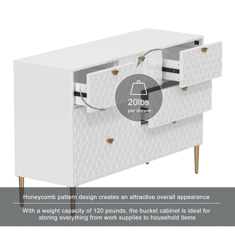 Commode à 7 tiroirs Morden Wood Furniture
