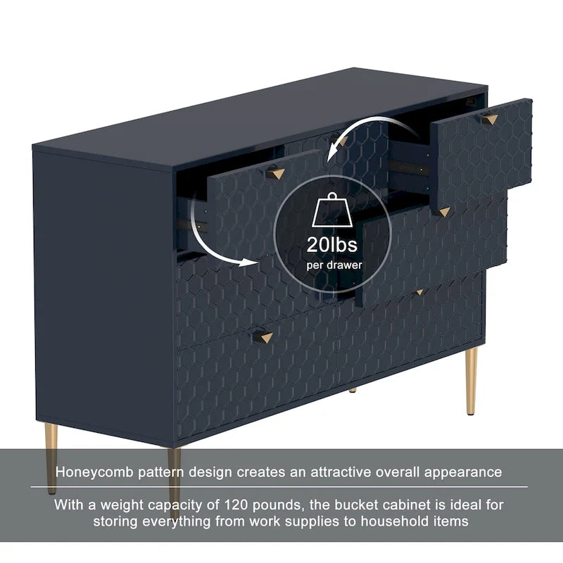 Commode à 7 tiroirs Morden Wood Furniture