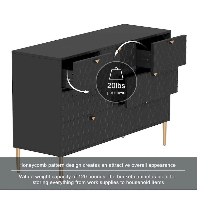 Commode à 7 tiroirs Morden Wood Furniture