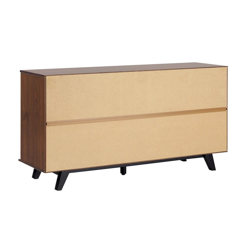 Commode contemporaine à 6 tiroirs en bois massif Middlebrook Designs