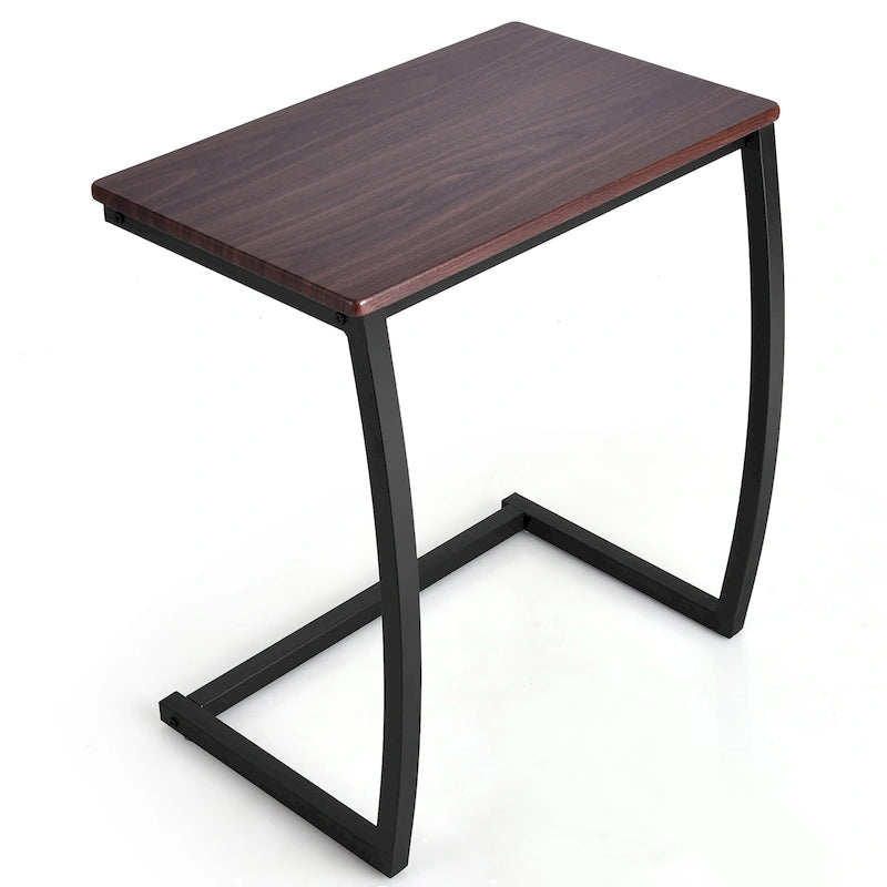 Table d'appoint pour canapé, table basse en forme de C, table de chevet, plateau TV