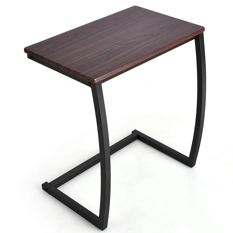Table d'appoint pour canapé, table basse en forme de C, table de chevet, plateau TV
