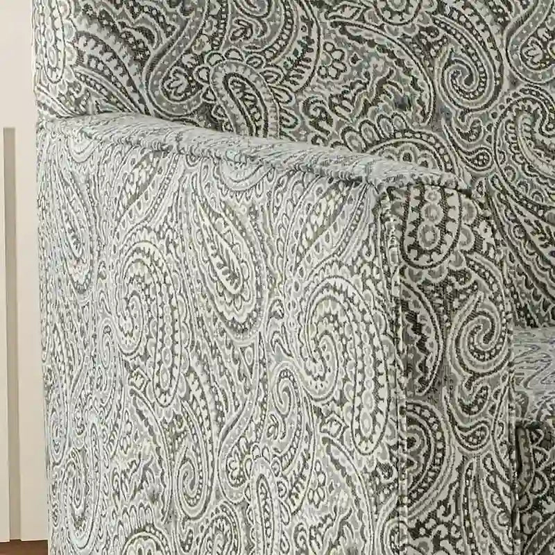 Fauteuil Restian Transitional à motif cachemire multicolore en chenille, par Furniture of America