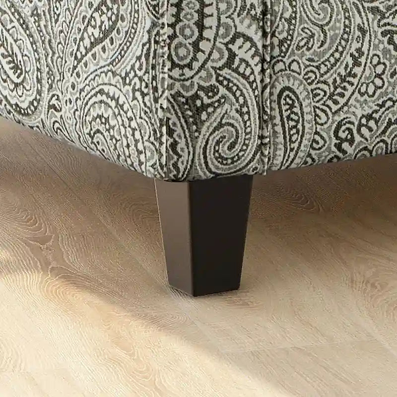 Fauteuil Restian Transitional à motif cachemire multicolore en chenille, par Furniture of America