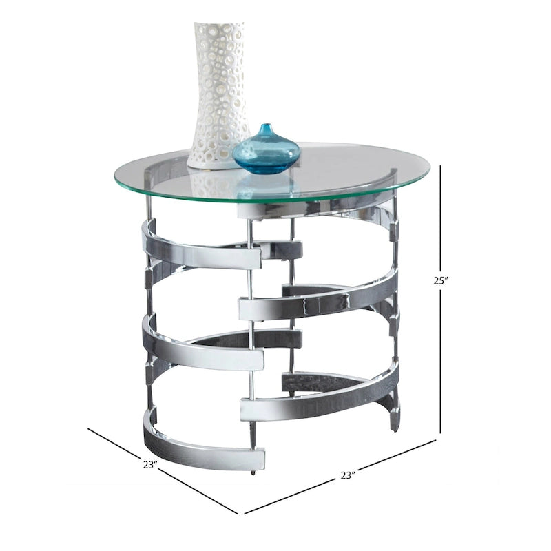 Table d'appoint ronde Steve Silver Bardeen