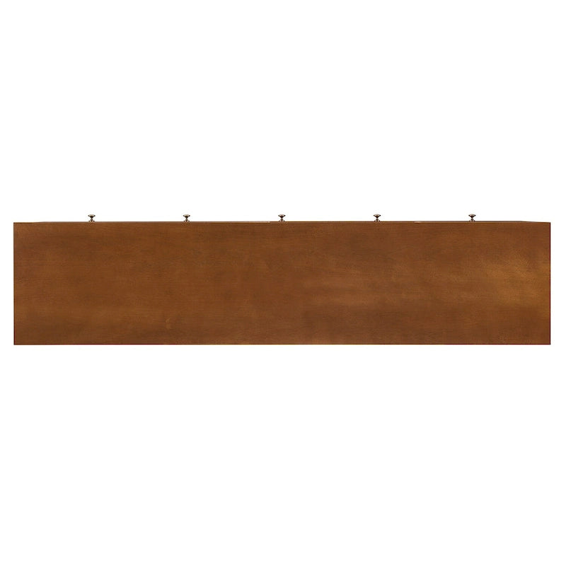 Meuble TV SEI Furniture style moderne du milieu du siècle, console multimédia pour téléviseurs jusqu'à 68 pouces.