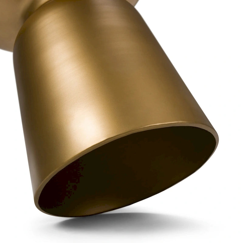 Table d'appoint en métal de style industriel moderne WYNDENHALL Layne, 40,6 cm de large, entièrement assemblée