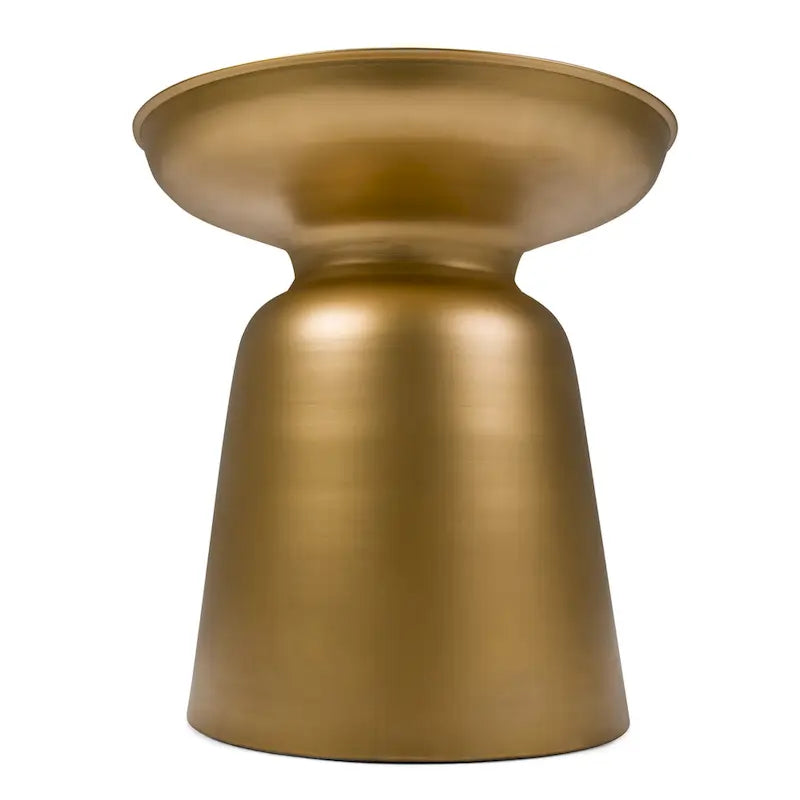 Table d'appoint en métal de style industriel moderne WYNDENHALL Layne, 40,6 cm de large, entièrement assemblée