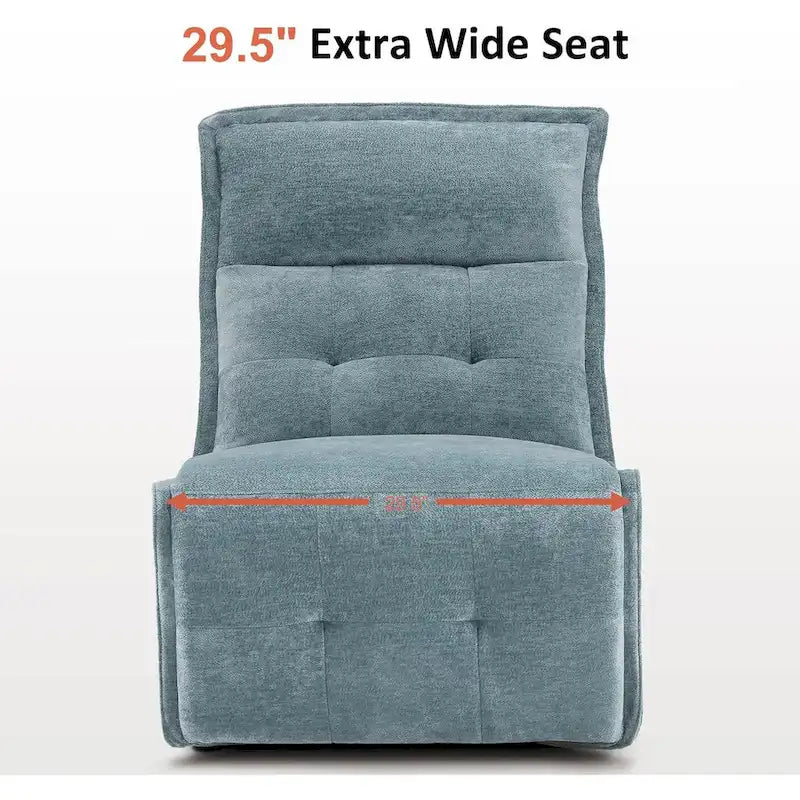 Fauteuil inclinable électrique sans accoudoirs MCombo avec ports USB, canapé inclinable électrique de 3,5 pouces de dégagement mural pour salon, ALR01